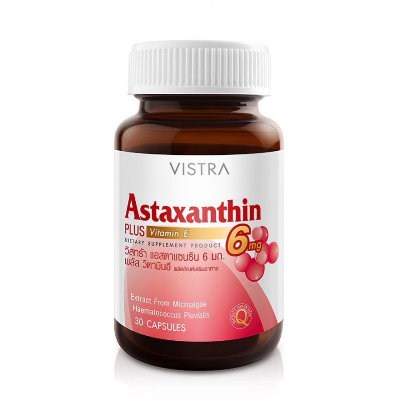 VISTRA Astaxanthin 6 mg PLUS Vitamin E